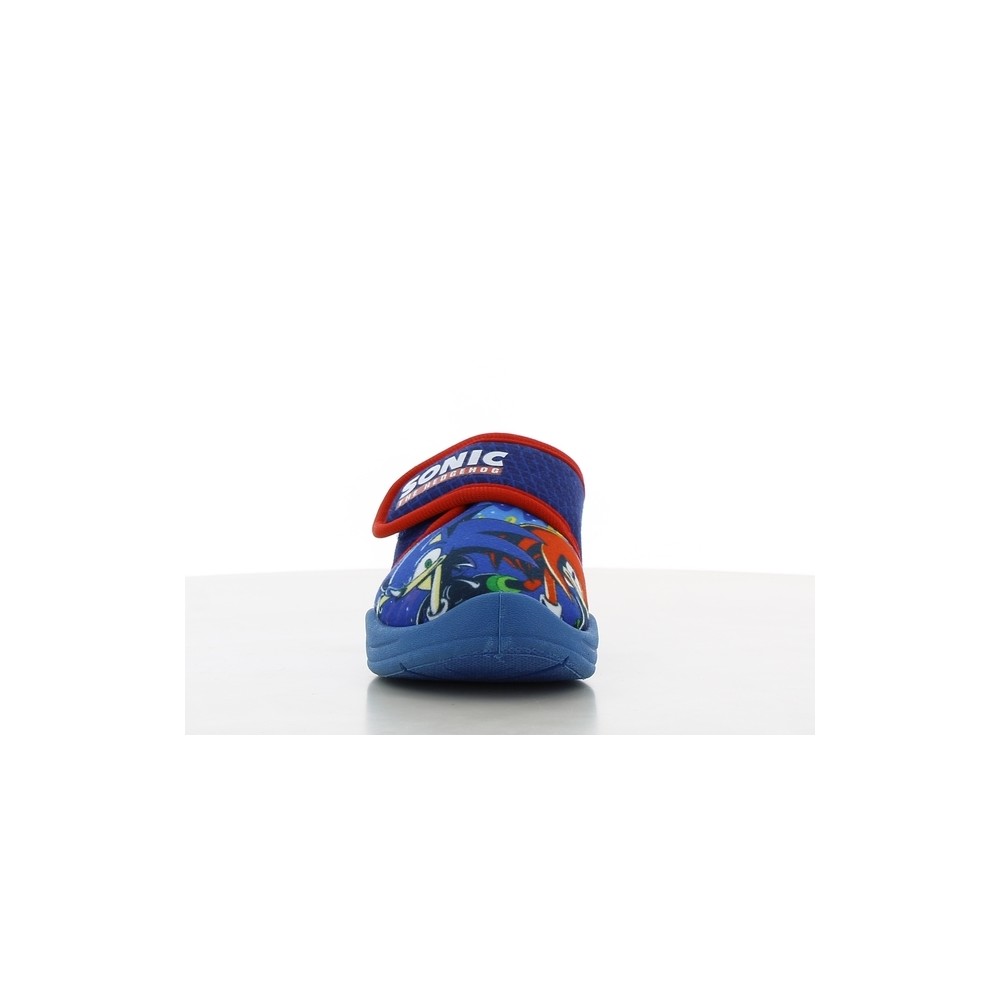 ZAPATILLA CERRADA VELCRO BLUE/RED