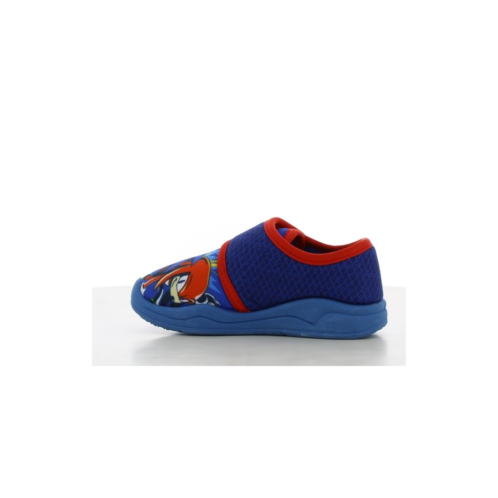 ZAPATILLA CERRADA VELCRO BLUE/RED