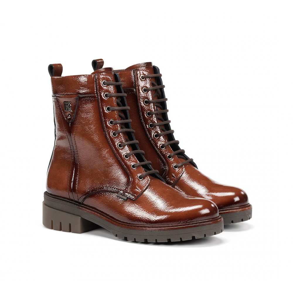 BOTIN CORDONES NAPLAK CUERO