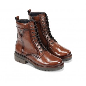 BOTIN CORDONES NAPLAK CUERO