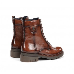 BOTIN CORDONES NAPLAK CUERO