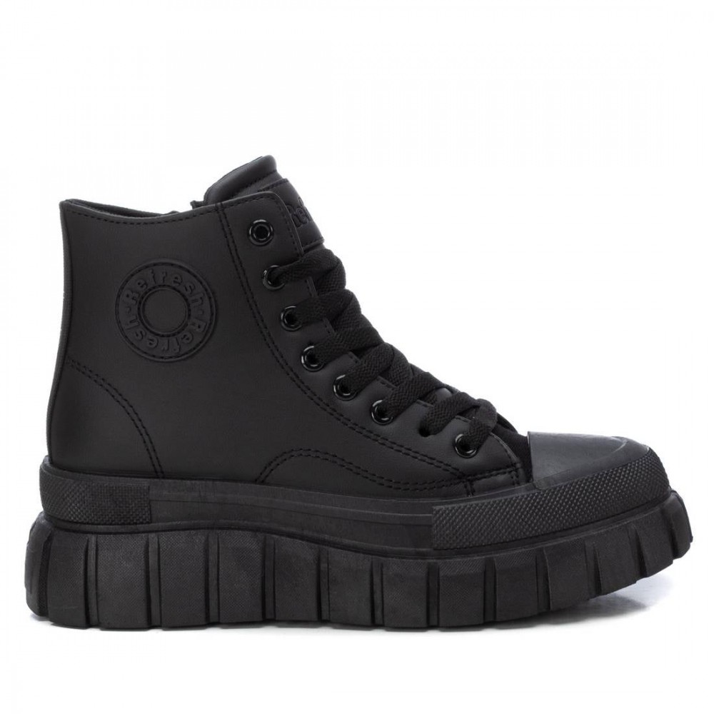 SNEAKERS BOTIN CON CREMALLERA NEGRO