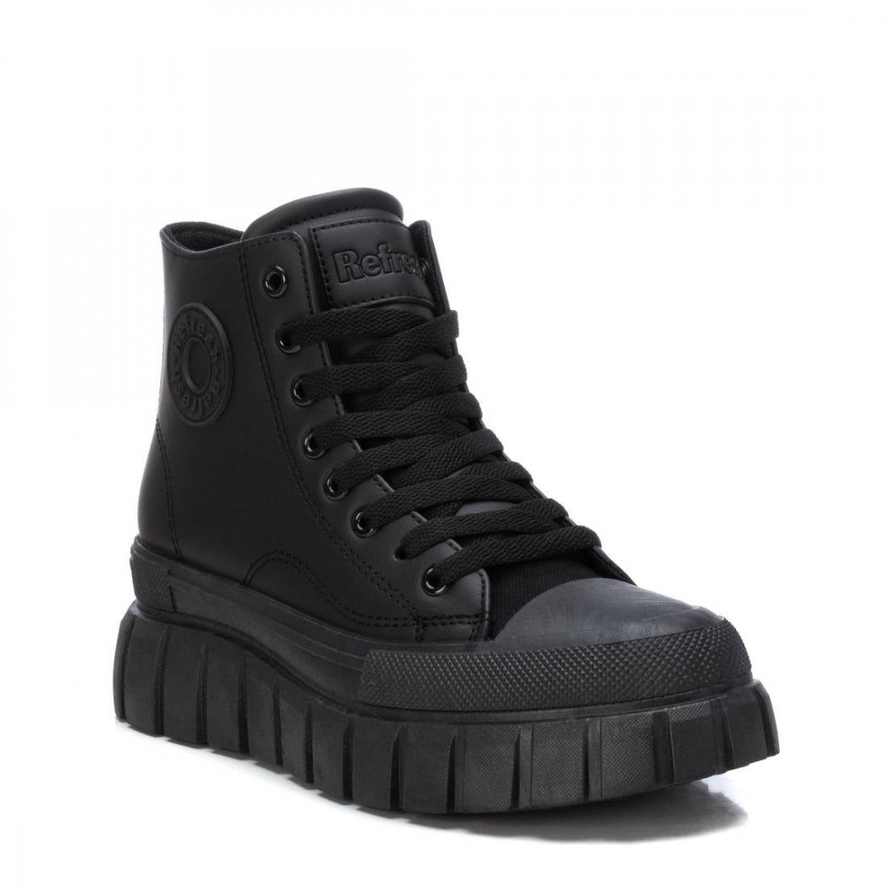 SNEAKERS BOTIN CON CREMALLERA NEGRO