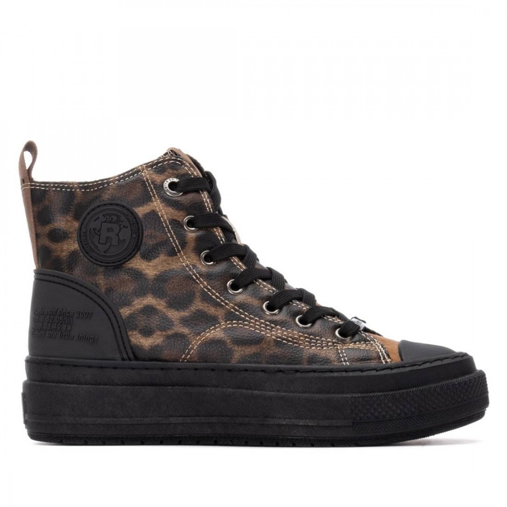 SNEAKERS BOTIN CON CREMALLERA NEGRO