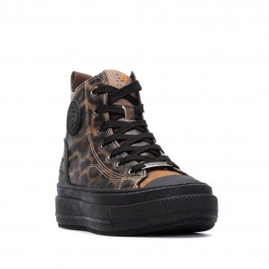 SNEAKERS BOTIN CON CREMALLERA NEGRO