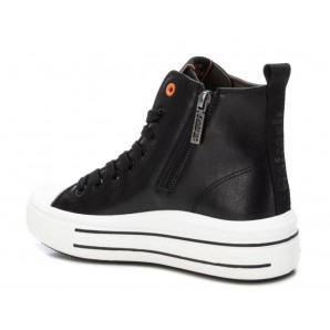 SNEAKERS BOTIN CON CREMALLERA NEGRO