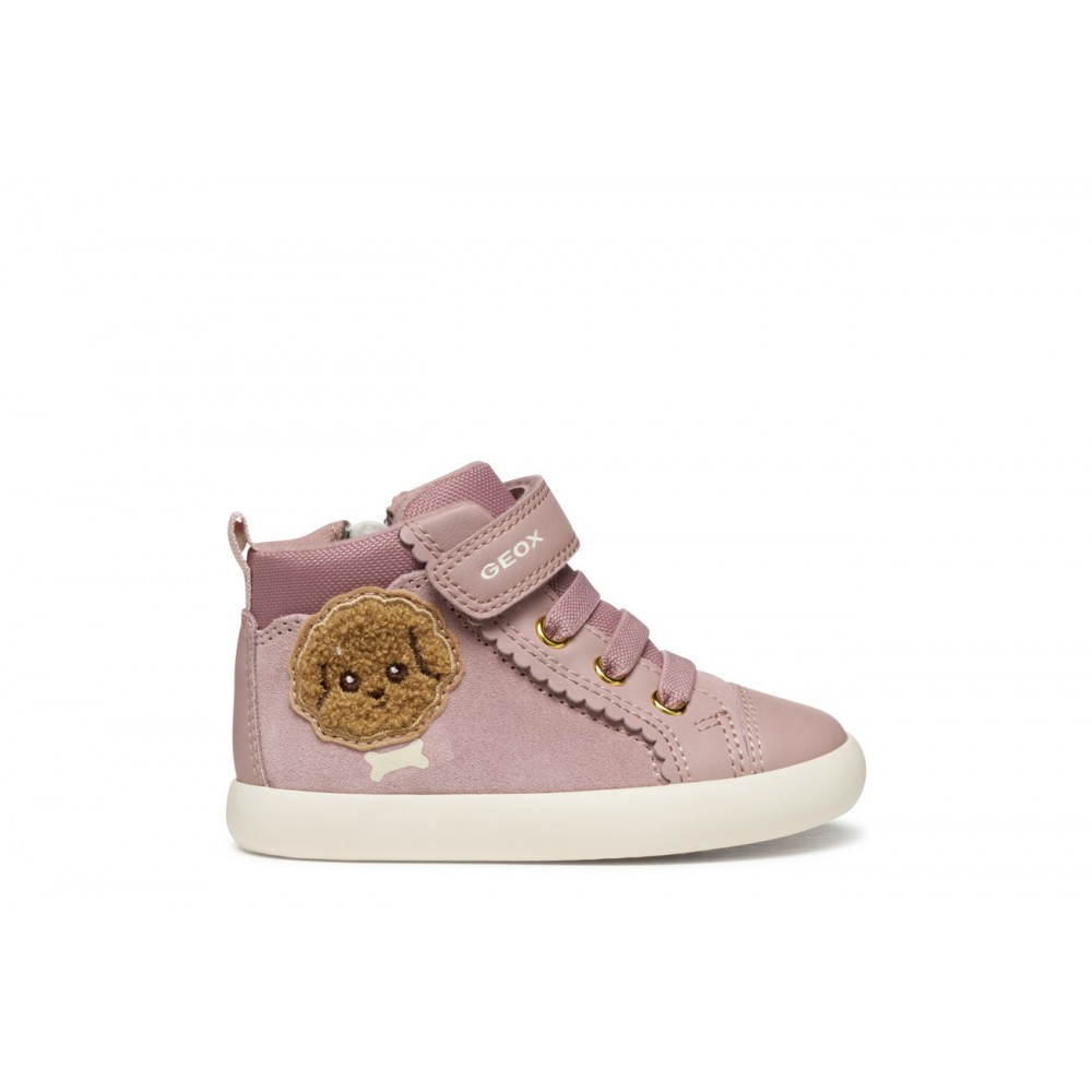 BOTITA ELASTICO Y VELCRO ANTIQUE ROSE