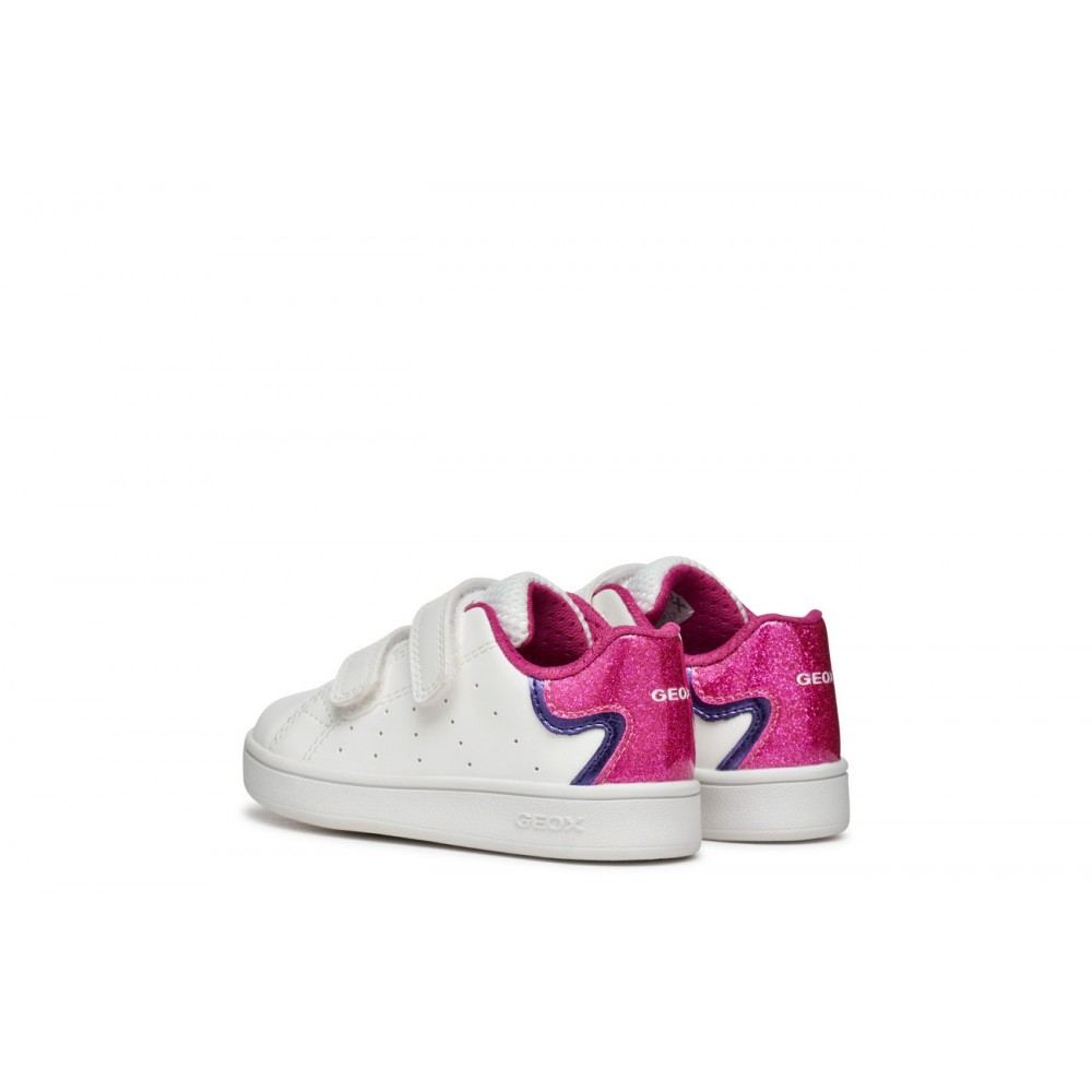 DEPORTIVO VELCROS WHITE/FUXIA