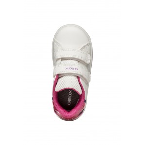 DEPORTIVO VELCROS WHITE/FUXIA