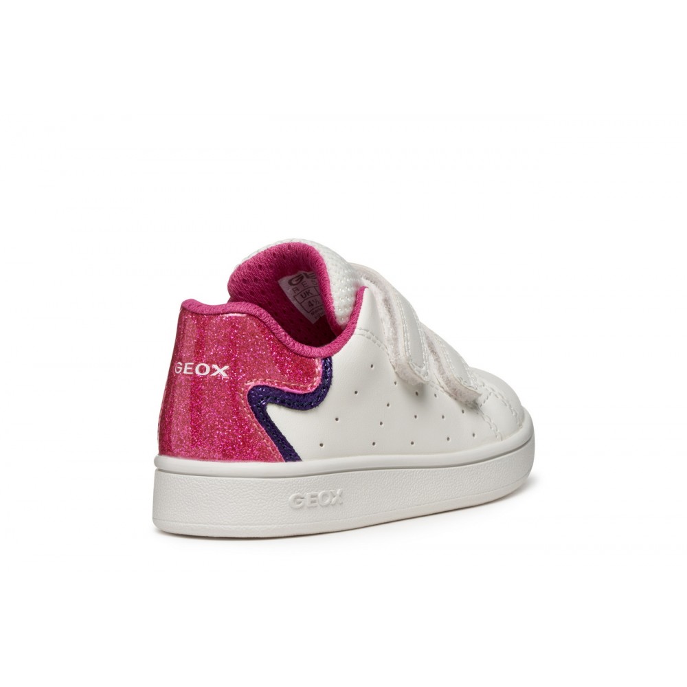 DEPORTIVO VELCROS WHITE/FUXIA