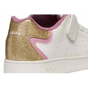 DEPORTIVO ELASTICO Y VELCRO WHITE/ROSE