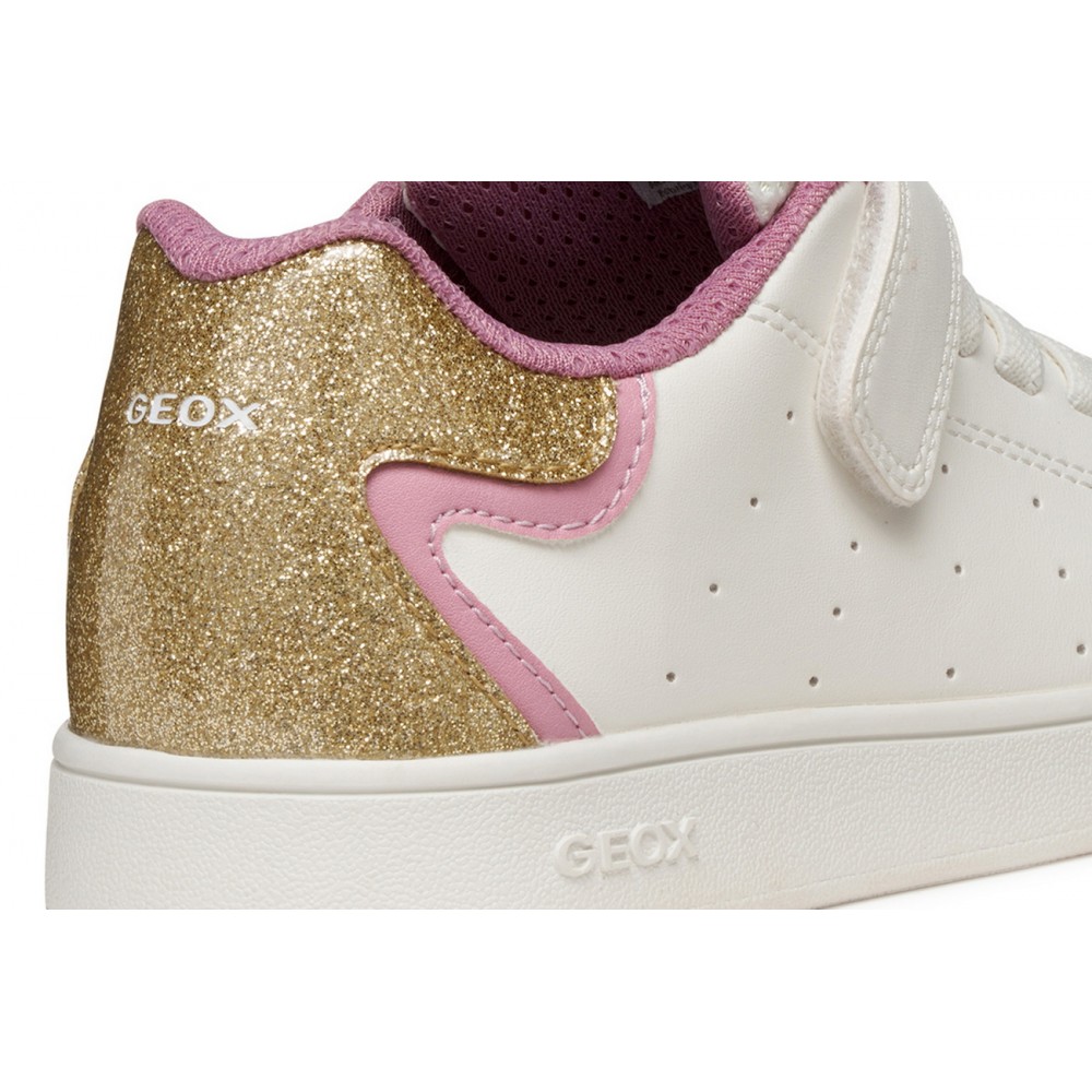 DEPORTIVO ELASTICO Y VELCRO WHITE/ROSE