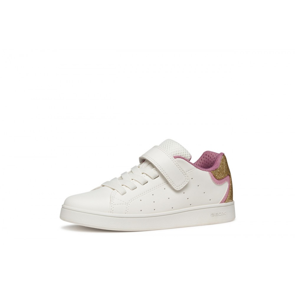 DEPORTIVO ELASTICO Y VELCRO WHITE/ROSE