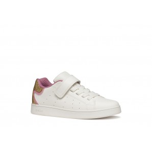 DEPORTIVO ELASTICO Y VELCRO WHITE/ROSE