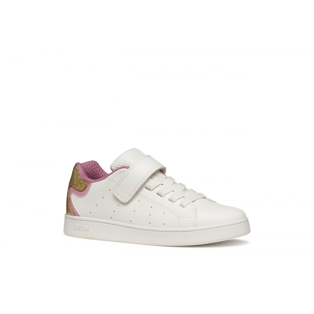 DEPORTIVO ELASTICO Y VELCRO WHITE/ROSE