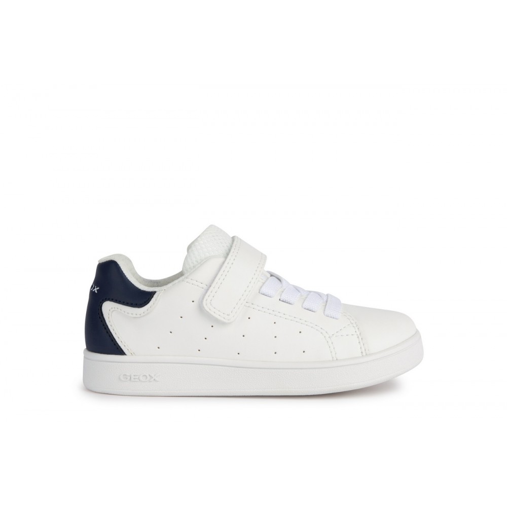 DEPORTIVO ELASTICO Y VELCRO WHITE/NAVY