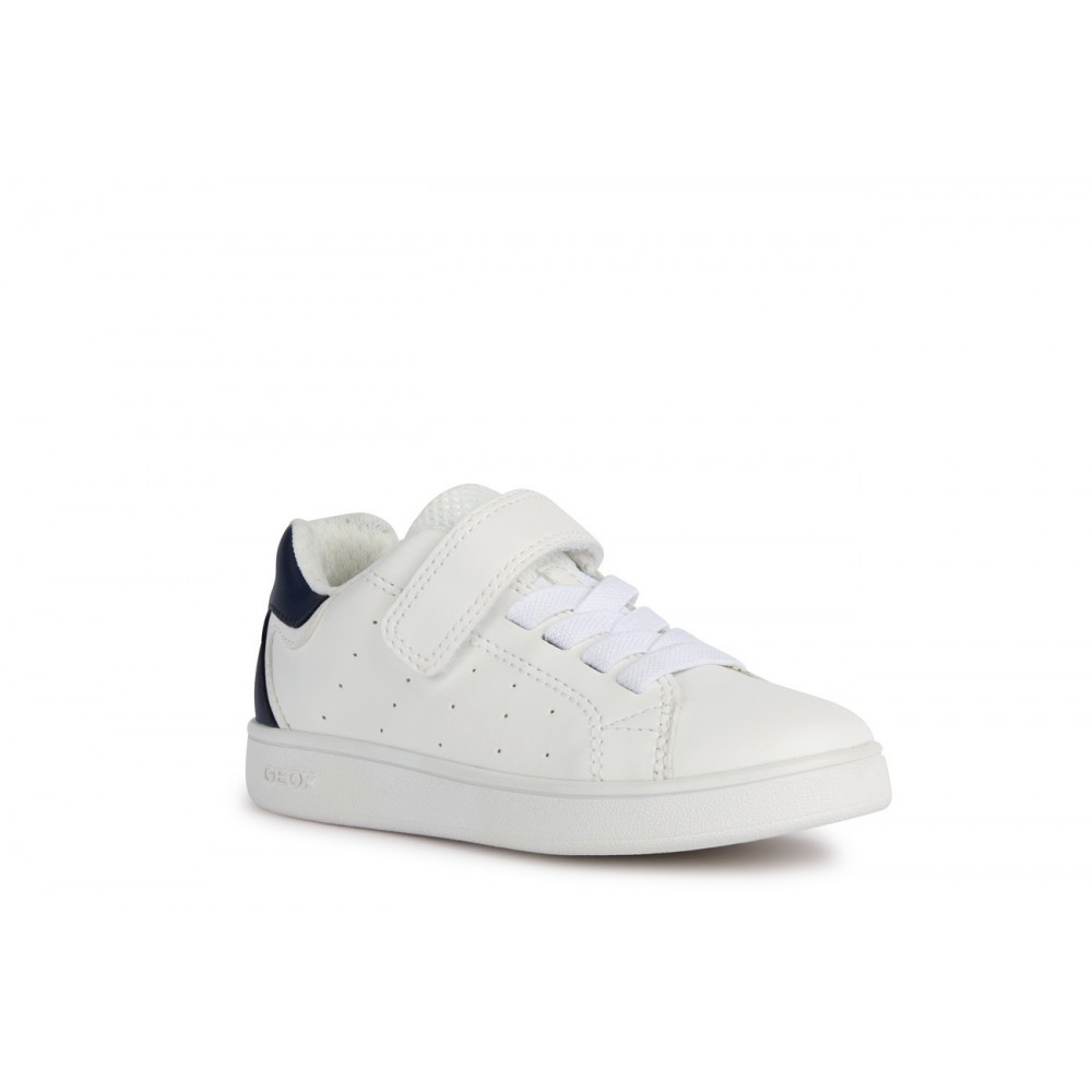 DEPORTIVO ELASTICO Y VELCRO WHITE/NAVY