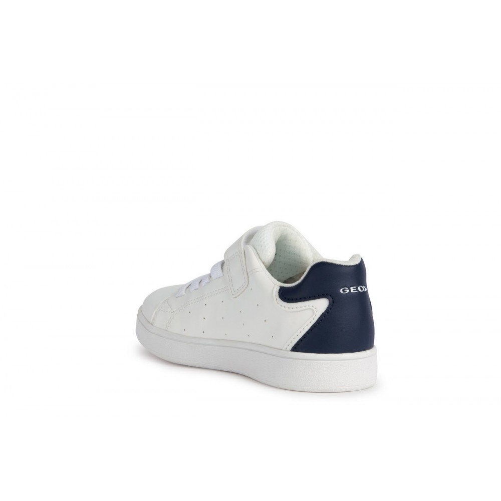 DEPORTIVO ELASTICO Y VELCRO WHITE/NAVY