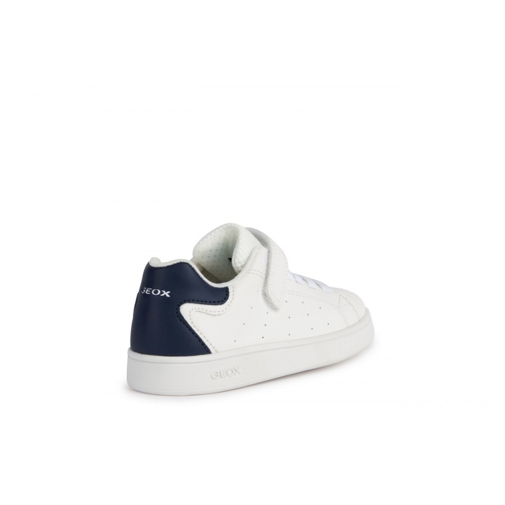 DEPORTIVO ELASTICO Y VELCRO WHITE/NAVY