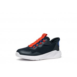 SNEAKERS ELASTICOS NAVY/RED
