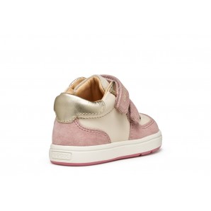 SNEAKERS VELCROS, IVORY/ OLD ROSE