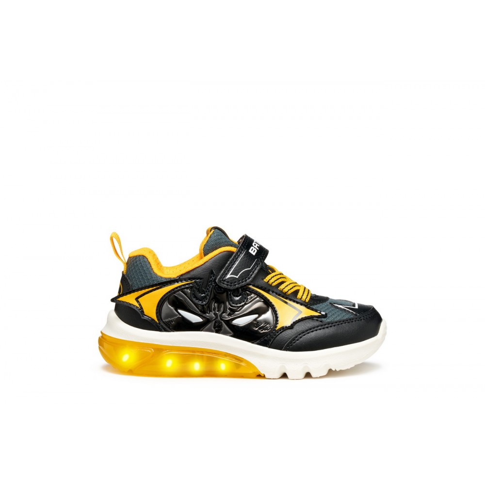 DEPORTIVO ELASTICO Y VELCRO BLACK/YELLOW