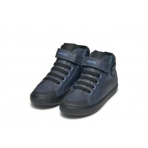 BOTITA ELASTICO Y VELCRO NAVY/LT BLUE