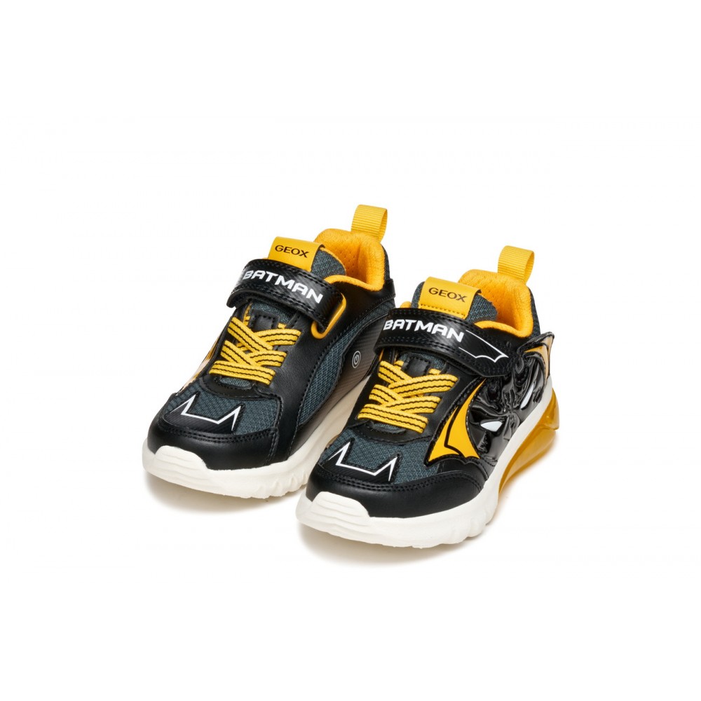 DEPORTIVO ELASTICO Y VELCRO BLACK/YELLOW