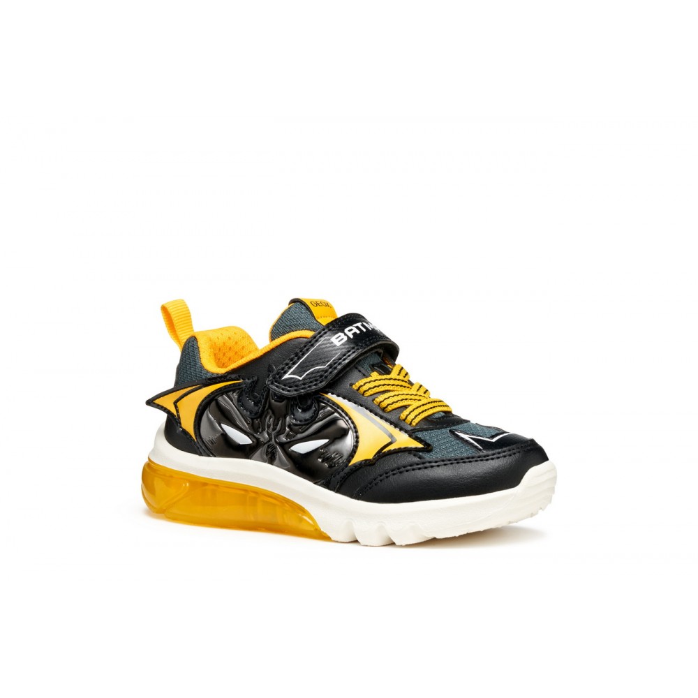 DEPORTIVO ELASTICO Y VELCRO BLACK/YELLOW