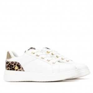 SNEAKERS BLANCO/LEOPARDO