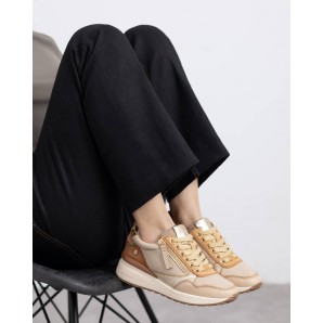 DEPORTIVO CASUAL PIEL BEIG