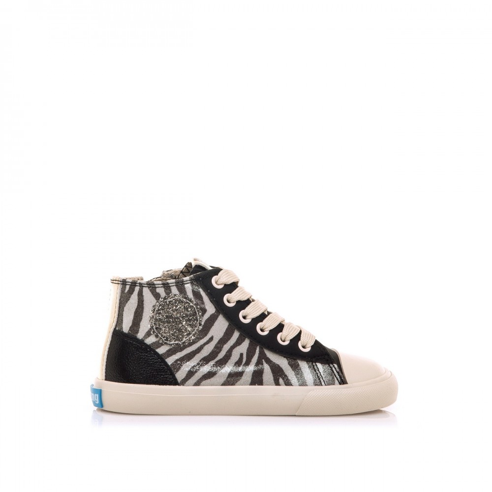 SNEAKERS BAREFOOT NEGRO/WHITE