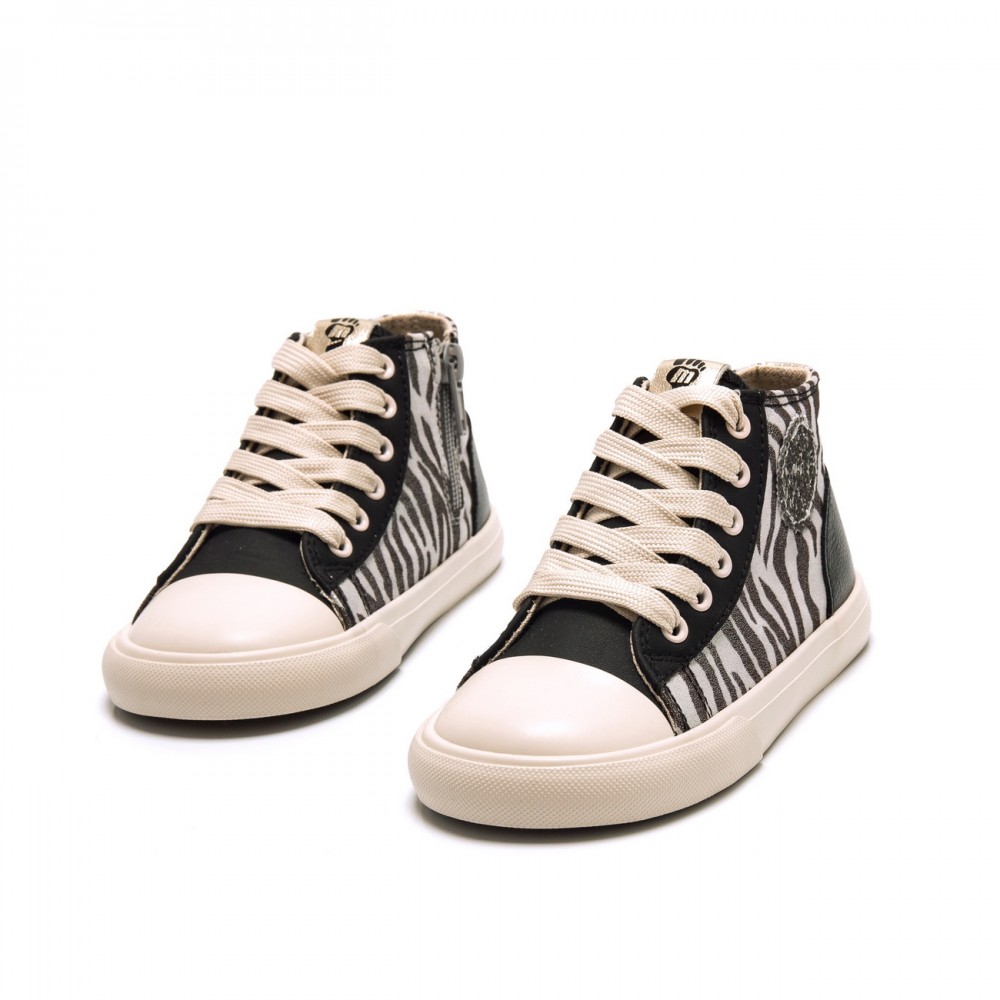 SNEAKERS BAREFOOT NEGRO/WHITE