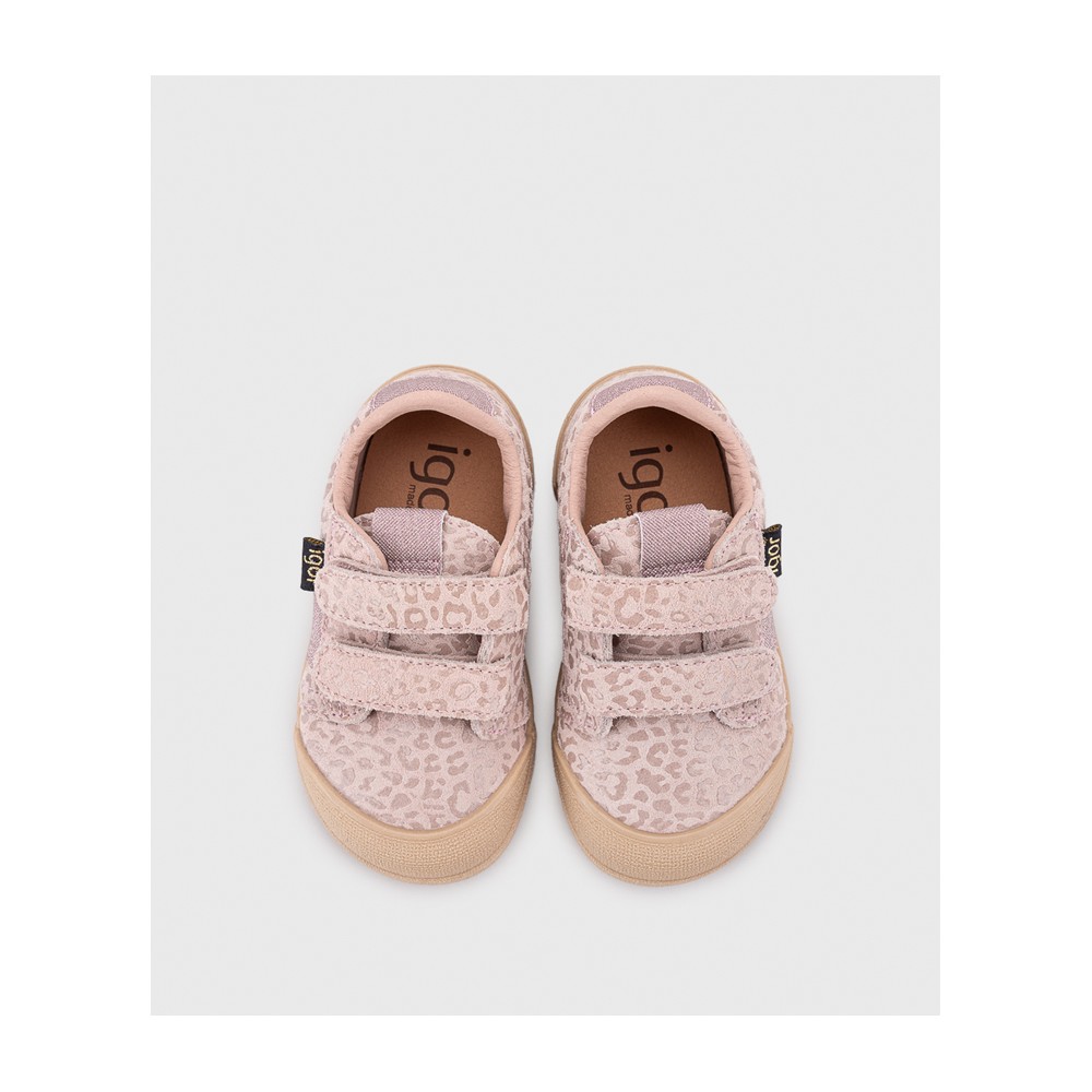 ZAPATO VELCROS BAREFOOT LEO ROSA