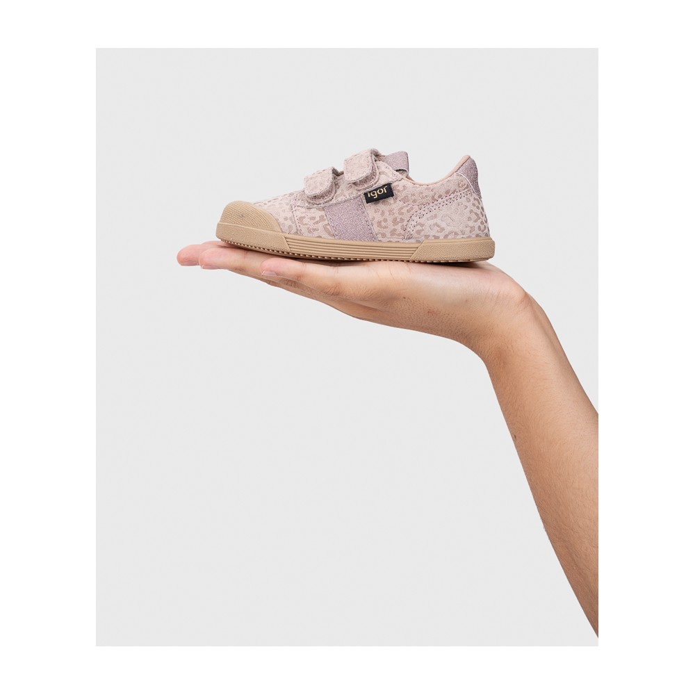 ZAPATO VELCROS BAREFOOT LEO ROSA