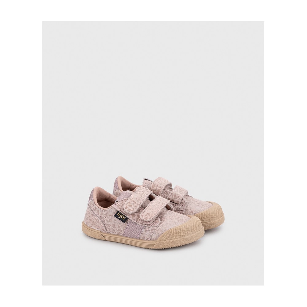 ZAPATO VELCROS BAREFOOT LEO ROSA