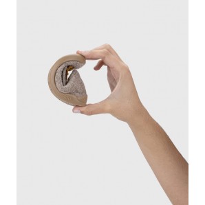 ZAPATILLA VELCRO BAREFOOT LEON TAUPE