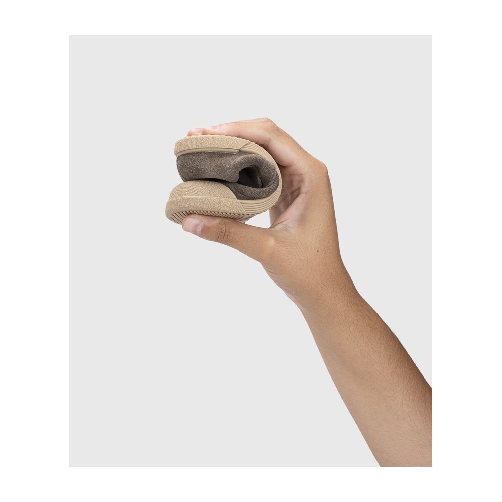 BOTITA VELCRO SERRAJE BAREFOOT TOPO