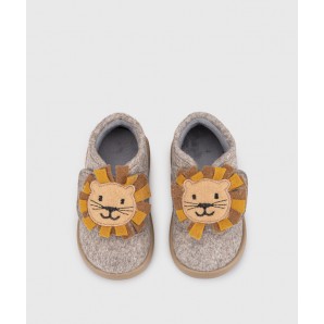 ZAPATILLA VELCRO BAREFOOT LEON TAUPE