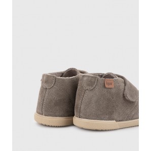 BOTITA VELCRO SERRAJE BAREFOOT TOPO