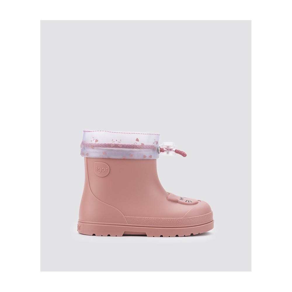 BOTA AGUA BAREFOOT GATO ROSE