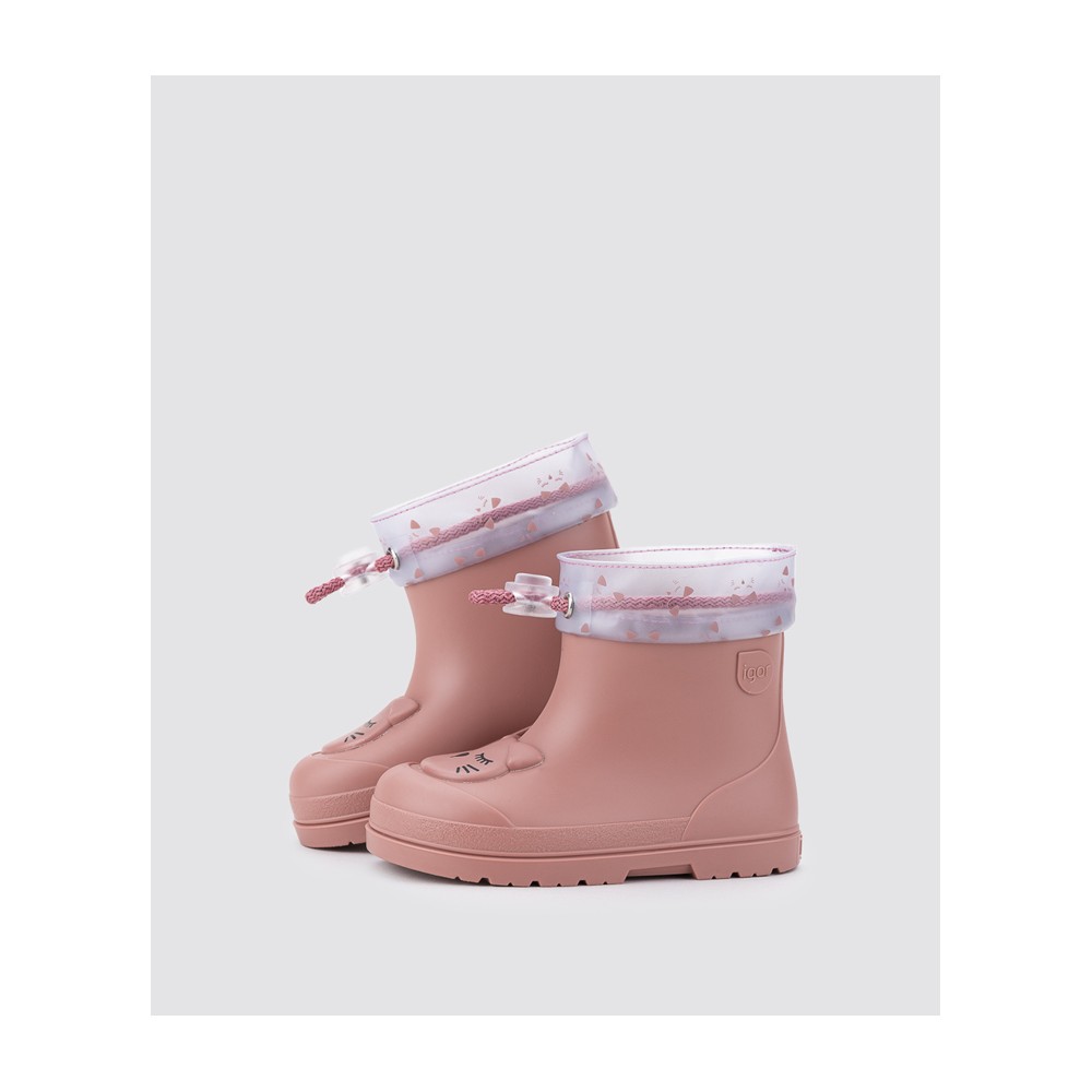 BOTA AGUA BAREFOOT GATO ROSE