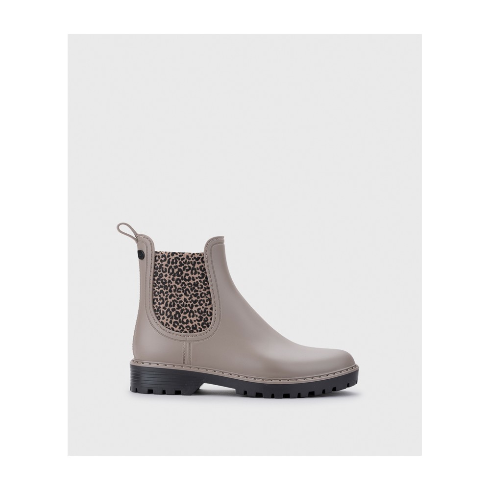 BOTIN LLUVI ELASTICO LATERAL TAUPE