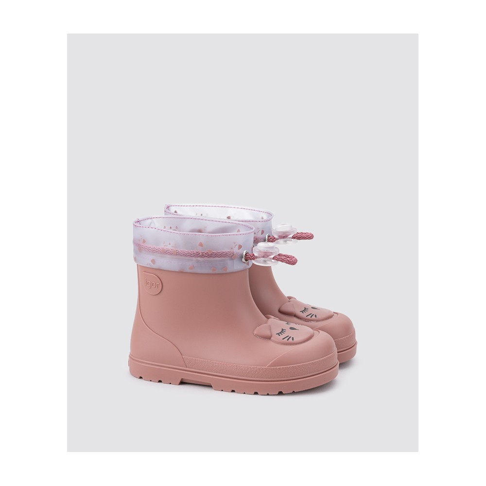 BOTA AGUA BAREFOOT GATO ROSE