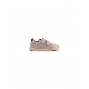 ZAPATO VELCROS SUEDE BAREFOOT TOPO