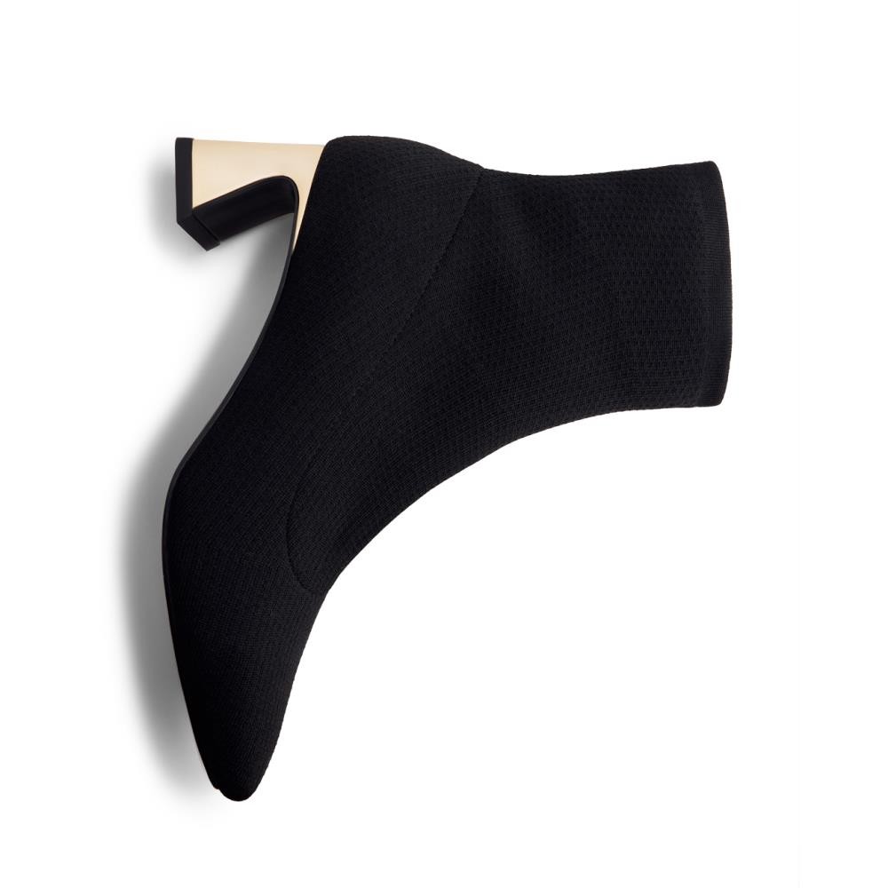 BOTIN NEGRO TACON DORADO