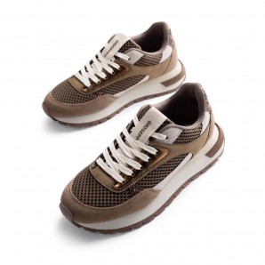 DEPORTIVO CASUAL COMBINADO TAUPE