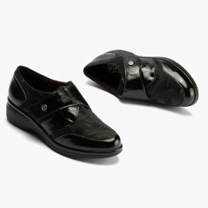 BLUCHER LYCRA CON VELCRO NEGRO