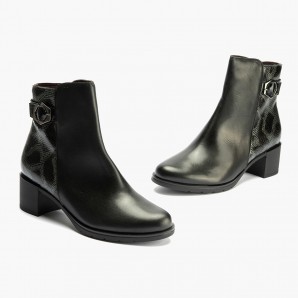 BOTIN HEBILLA CUELLO NEGRO
