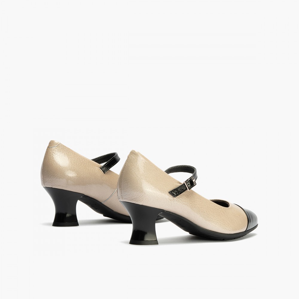 MERCEDES BICOLOR NEGRO/PIEDRA